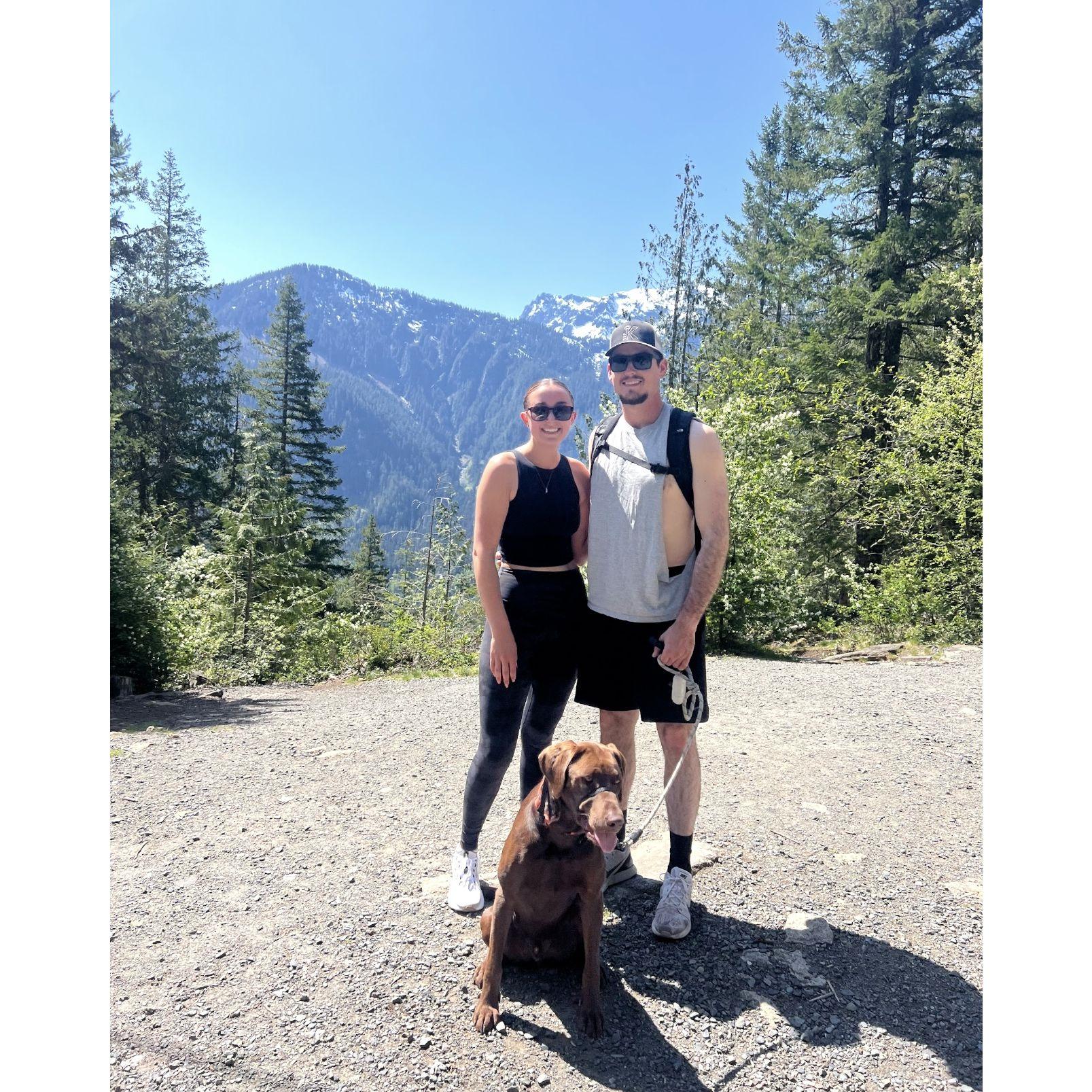 Exploring a local hike while living near Seattle, WA