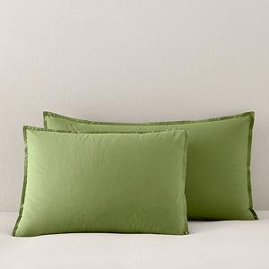 Siesta Solid Organic-Cotton Percale Sham