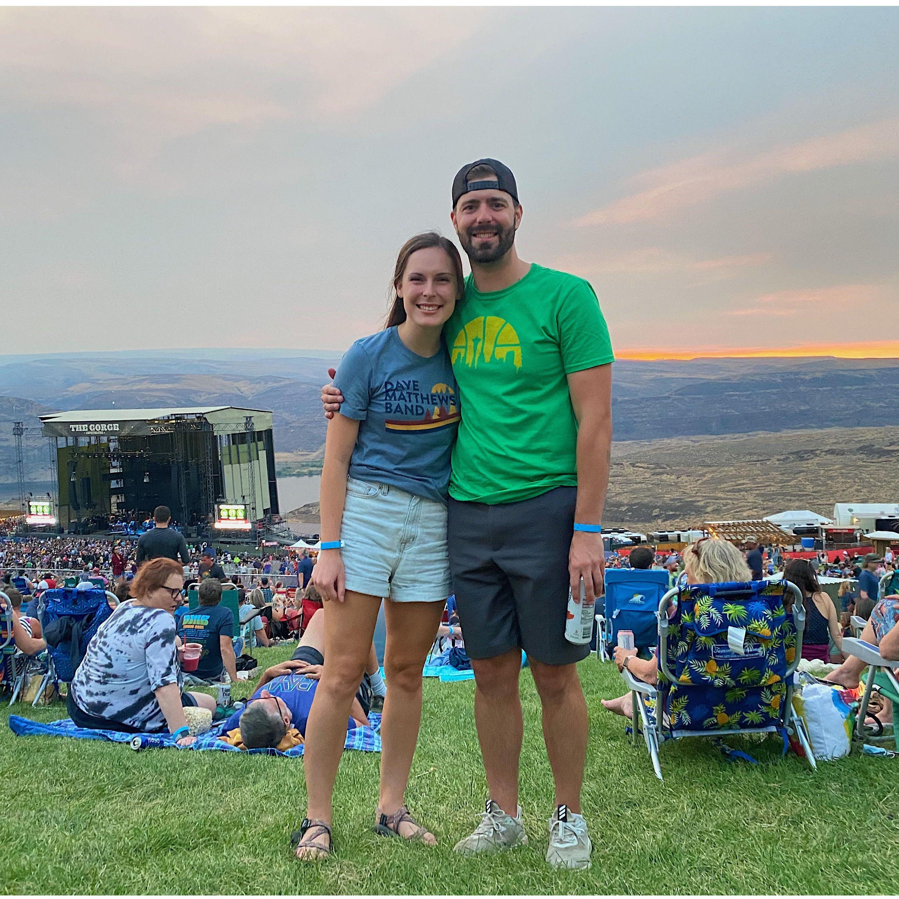 August 2021 - Dave Matthews Band at The Gorge, WA