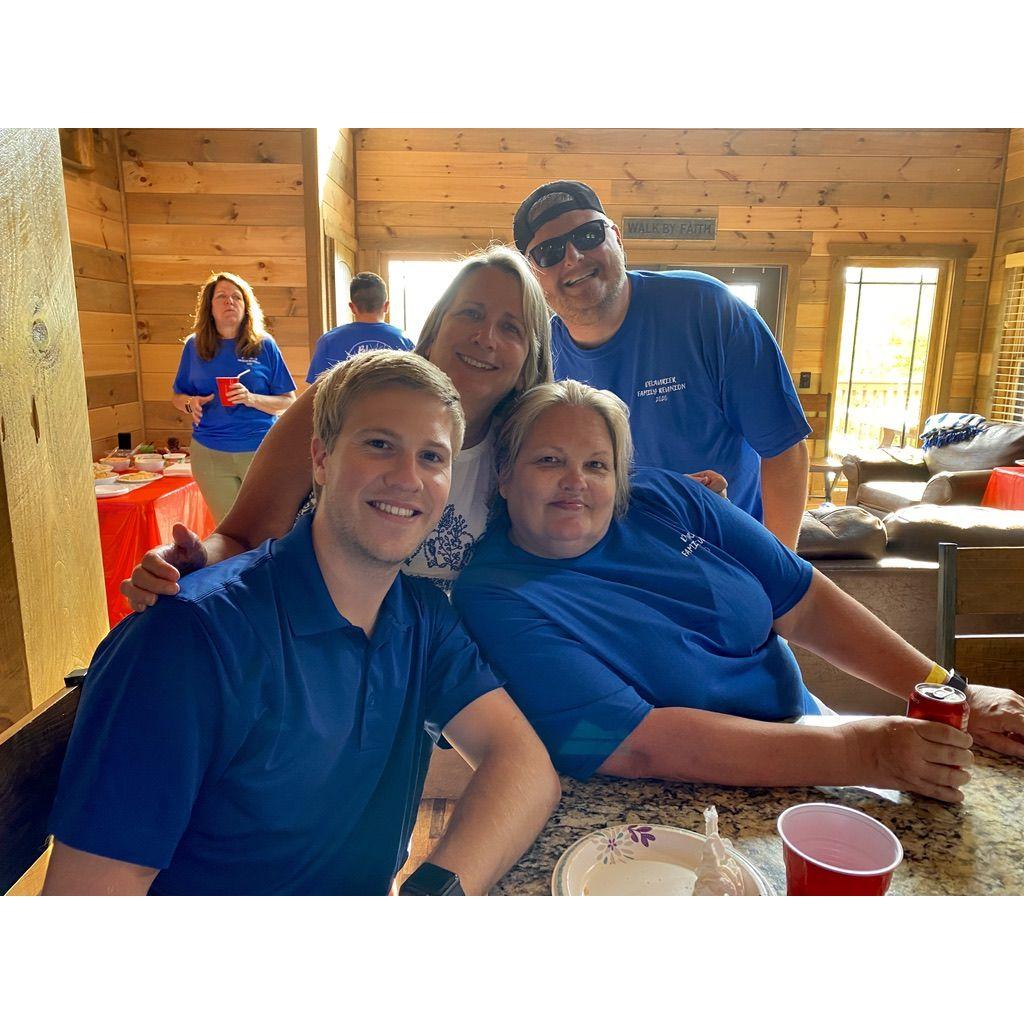 Reese joined the DeLaurier family reunion trip in Gatlinburg, TN.