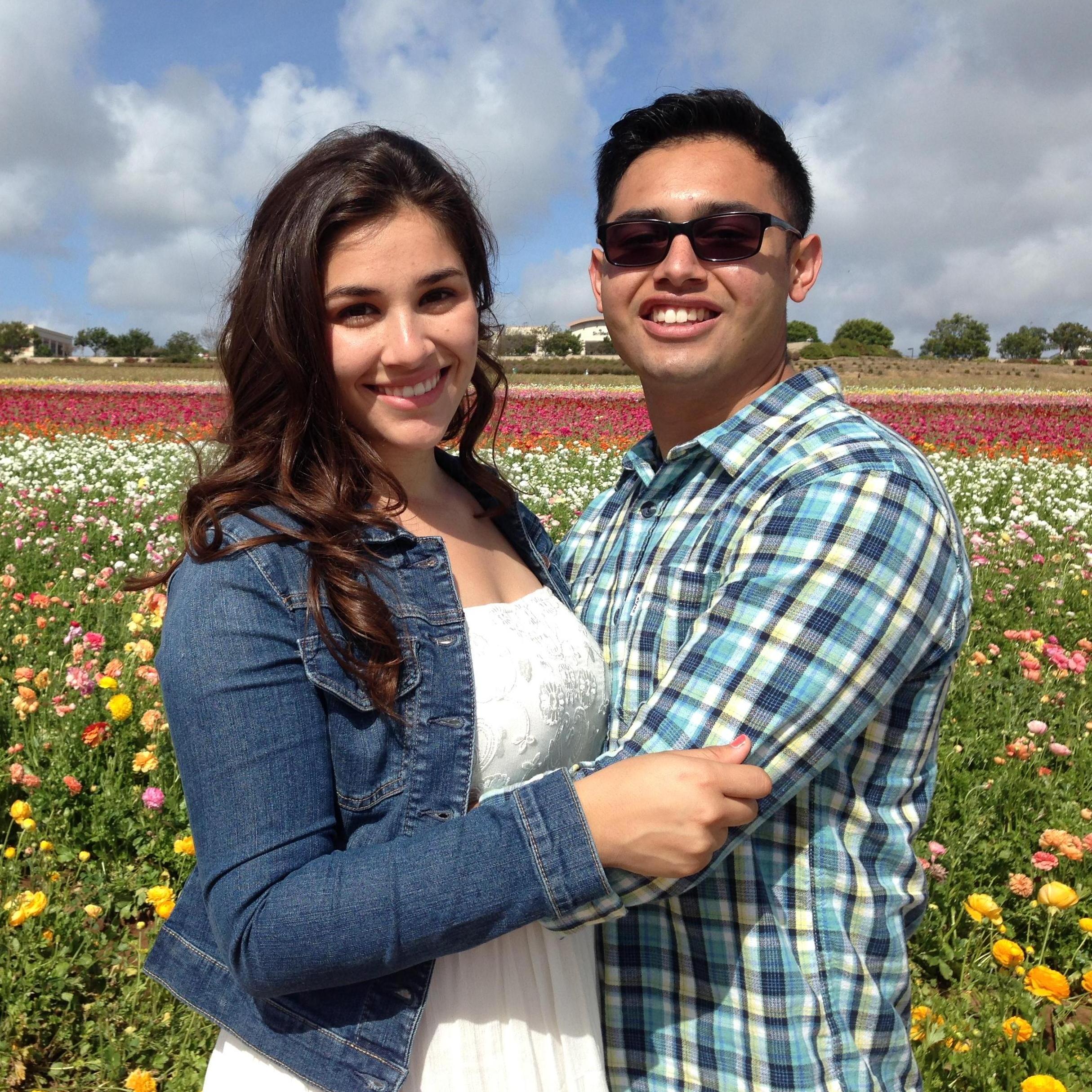 The flower fields.