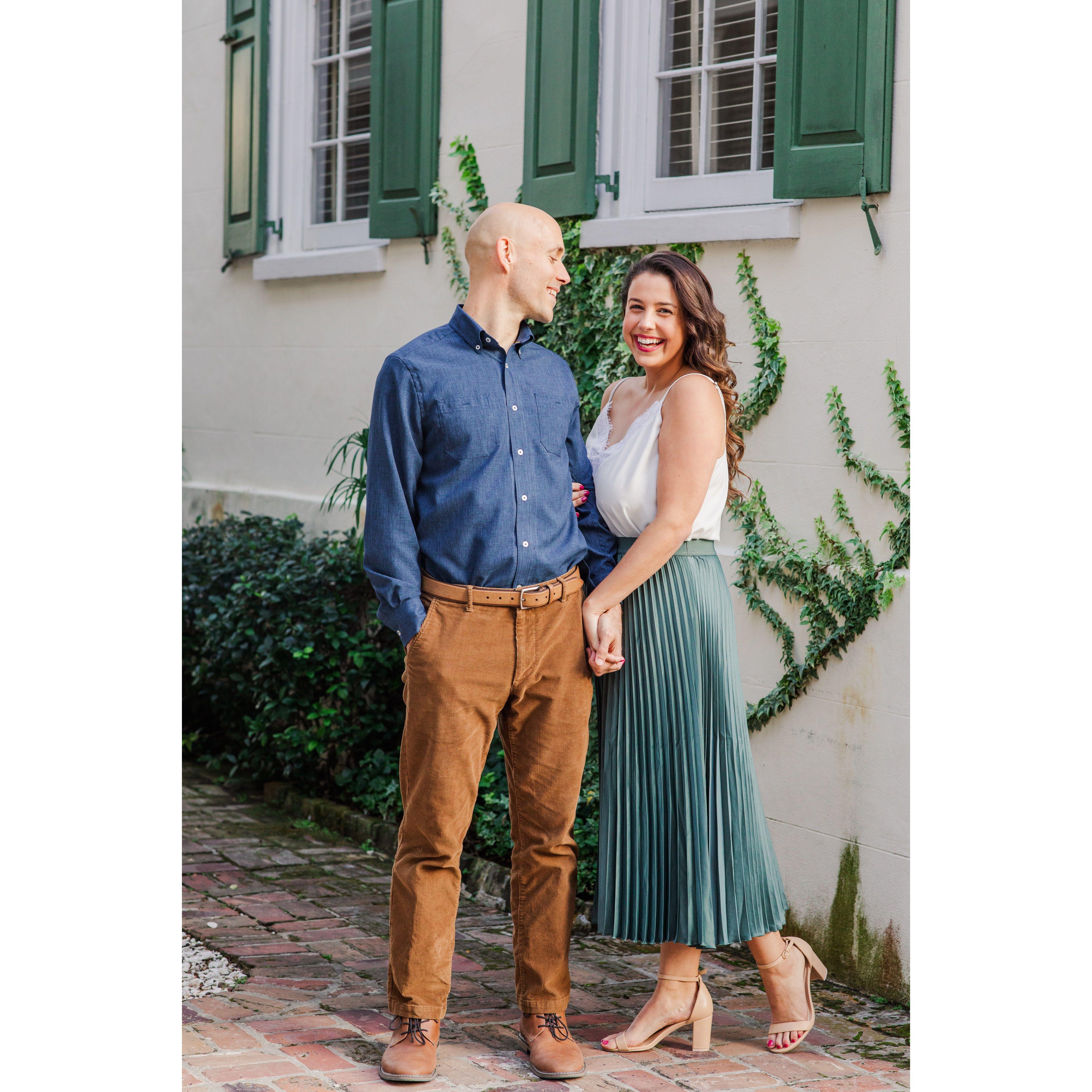 Downtown Charleston photoshoot in 2020