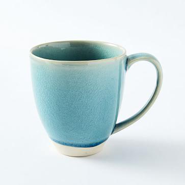 Alta Reactive Glaze Mugs (Set of 4) - Turquoise