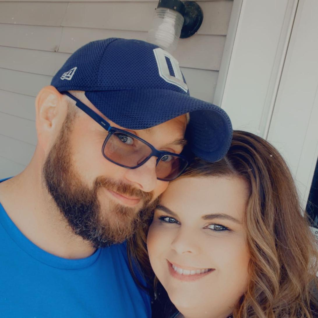 Showing off the Lady at our first cookout