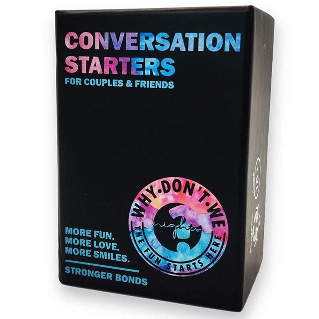 WHY DON'T WE Conversation Starters for Couples – 120 Cards with Questions, Conversations, Games and More – Fun and Romantic Couple Games