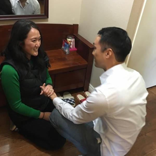 She said "YES!"
