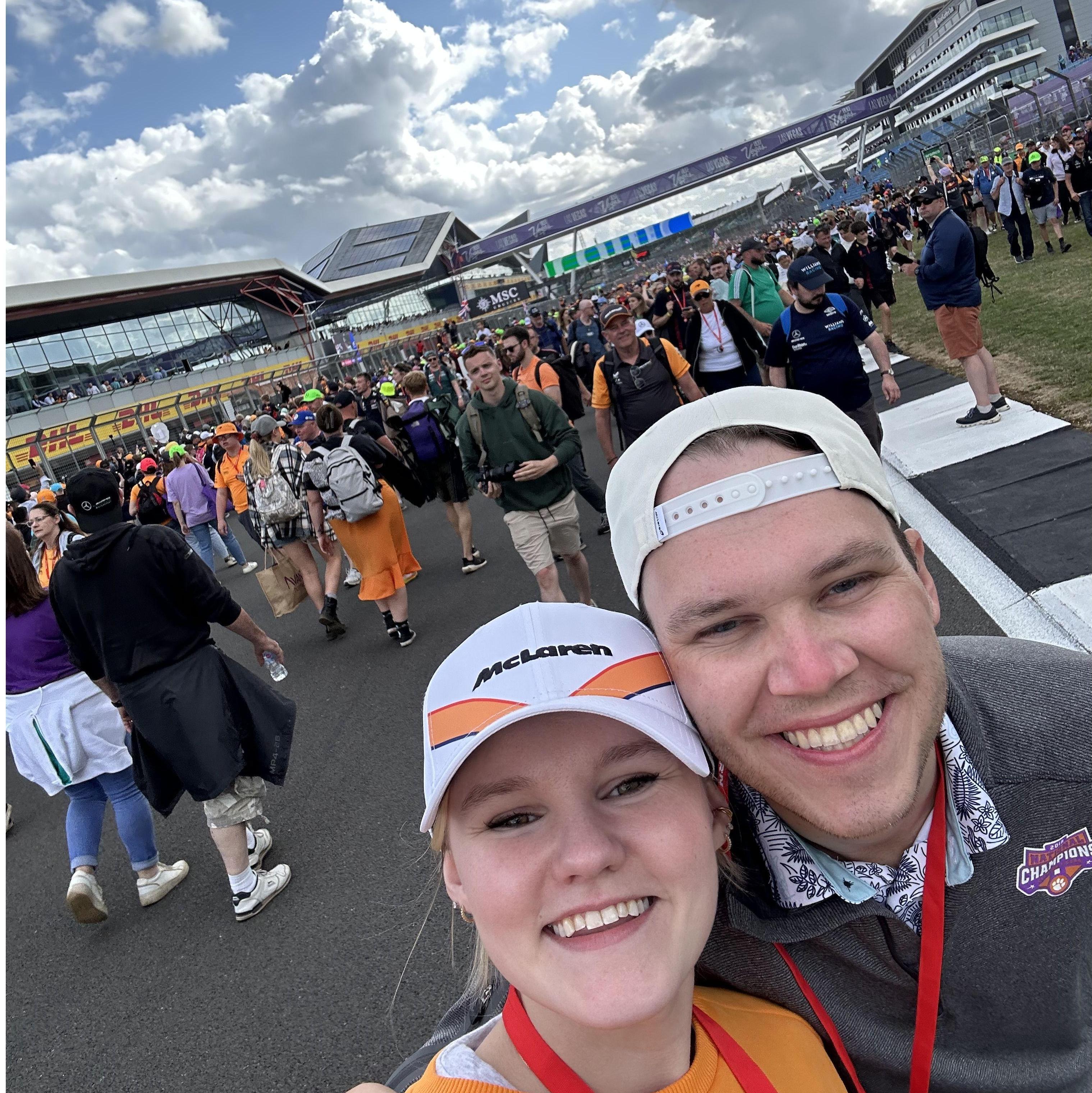 Our first Formula 1 race @ Silverstone in the UK. July 2023.