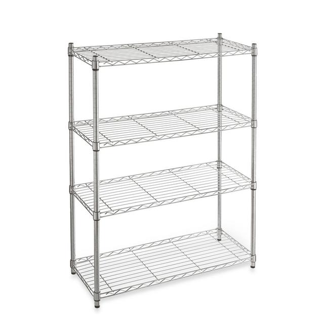 Commercial Grade 4-Tier Shelving Unit in Chrome