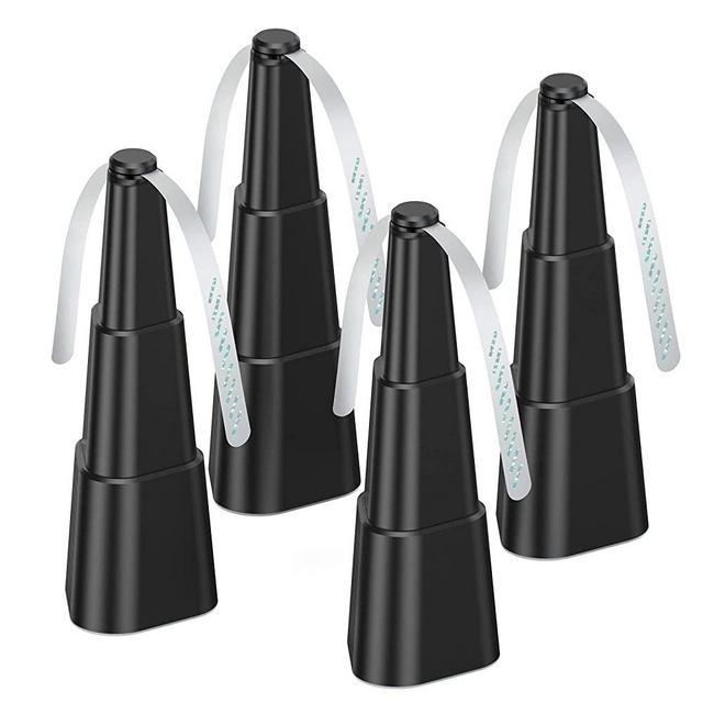 Fly Fan for Tables, Automatic Fly Bug Repellent/Deterrent Fan,Portable Fly Fan for Indoor Outdoor Summer Meal （4 Pack, Not Included Batteries）
