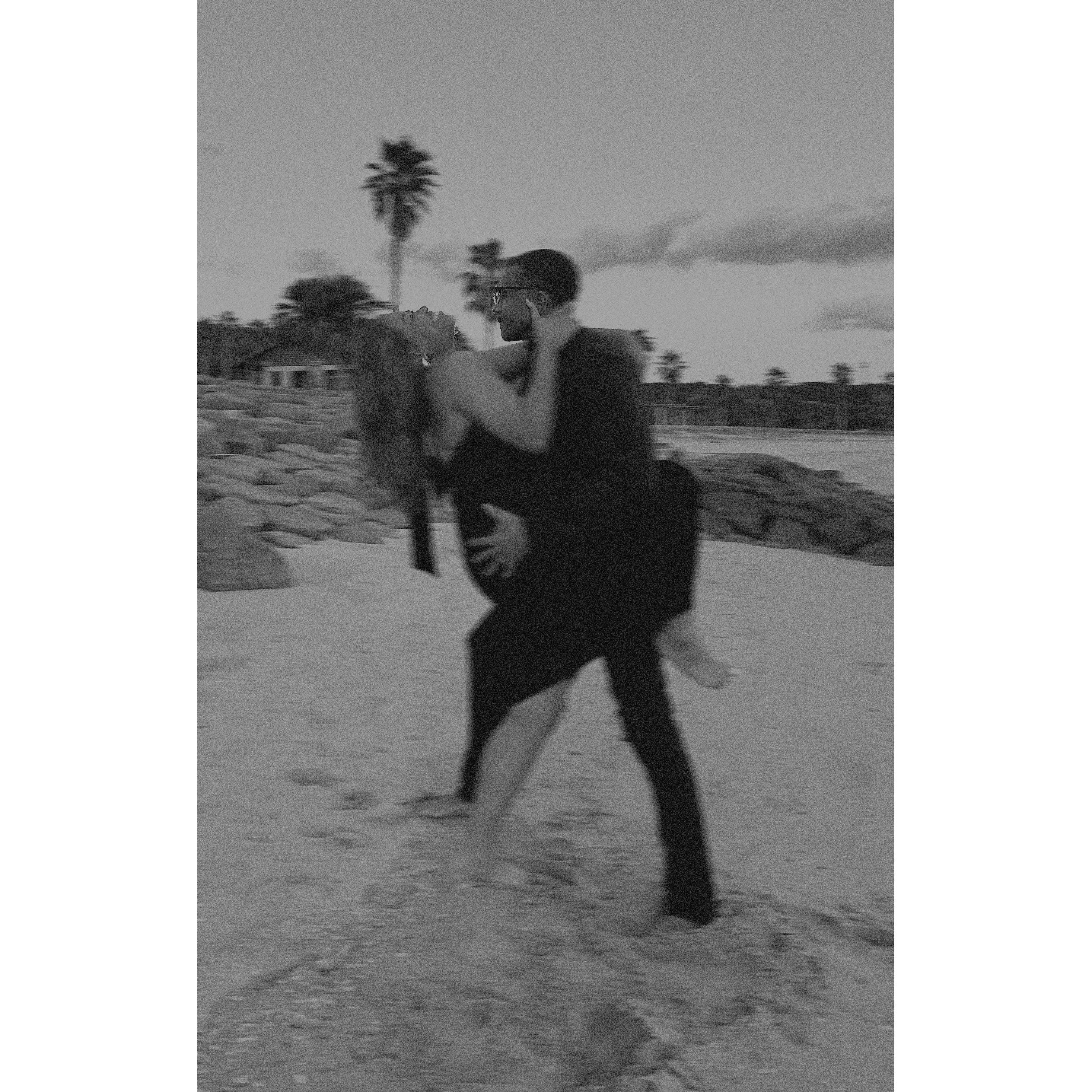 On the beach in Nagasaki, Japan when Kimberlee went to go visit Jacob for a month in December 2024.