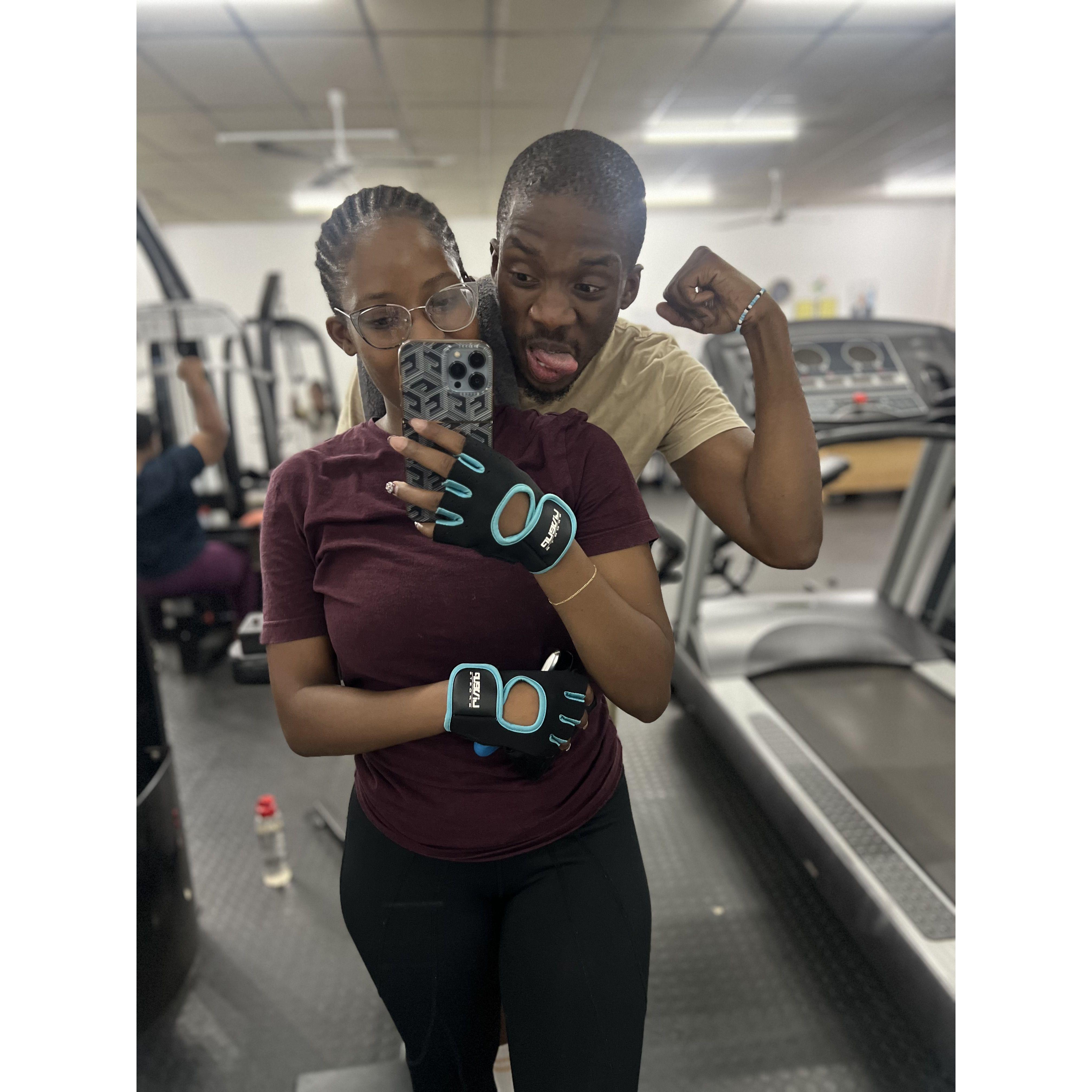 Gym together in Phikwe ~ April 2025