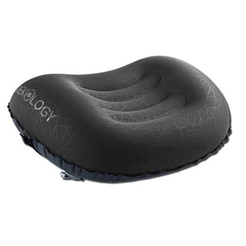 Trekology Ultralight Inflatable Camping Travel Pillow - ALUFT 2.0 Compressible, Compact, Comfortable, Ergonomic Inflating Pillows for Neck & Lumbar Support While Camp, Hiking, Backpacking
