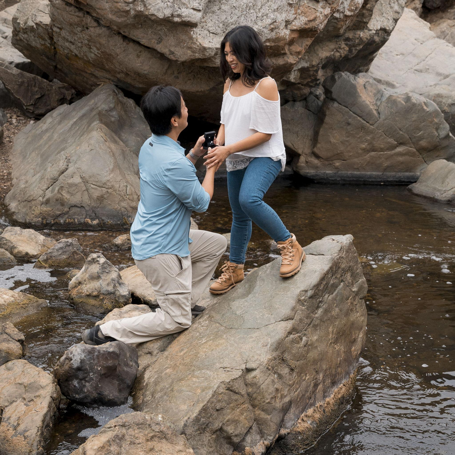 This was the actual proposal (not just for pictures).
