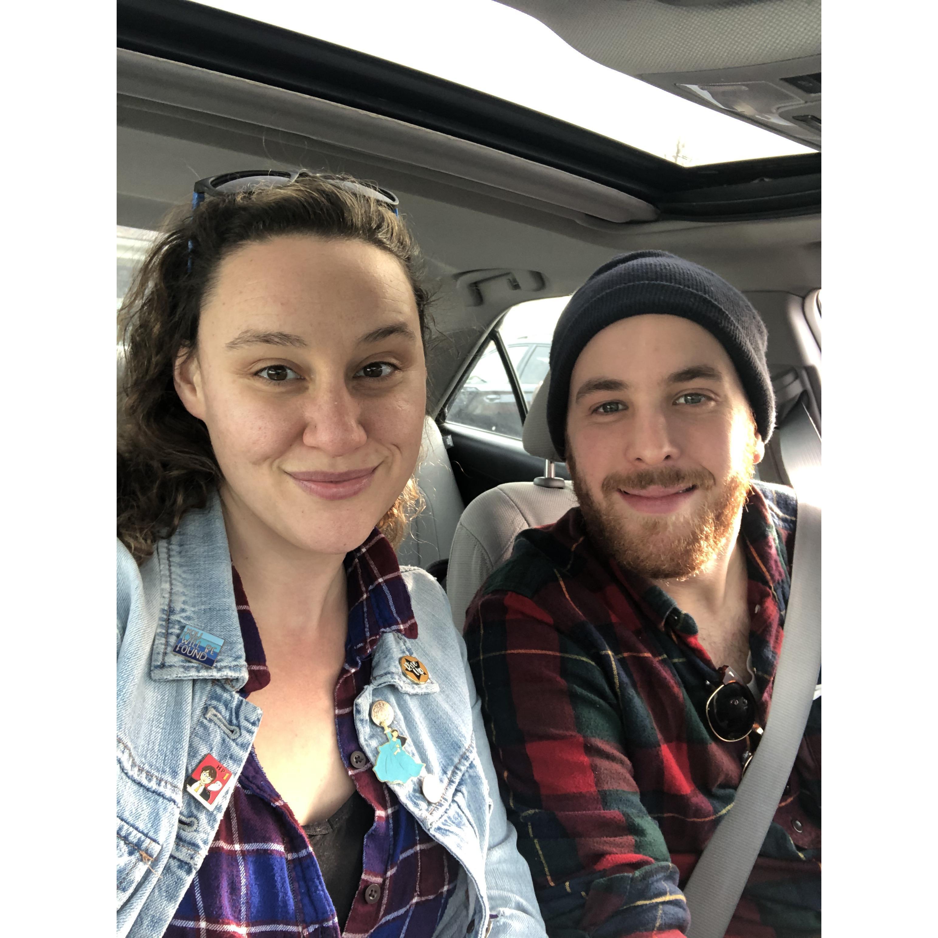 Road tripping to Asheville, NC.