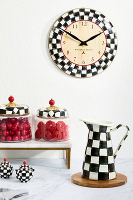MacKenzie-Childs Check Wall Clock