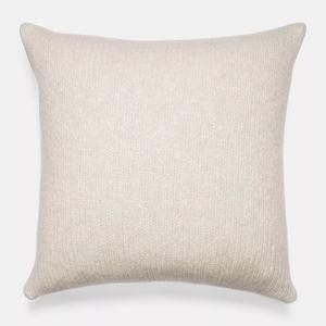 Vince Wool and Cashmere Cardigan-Stitch Pillow in Lace