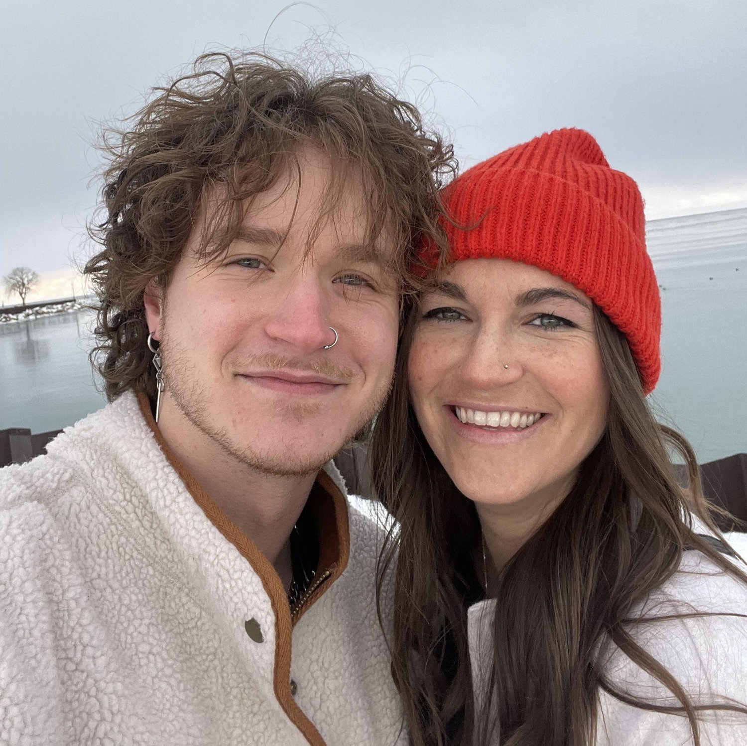 Amanda's first trip to visit Kevin in Wisconsin (2022).