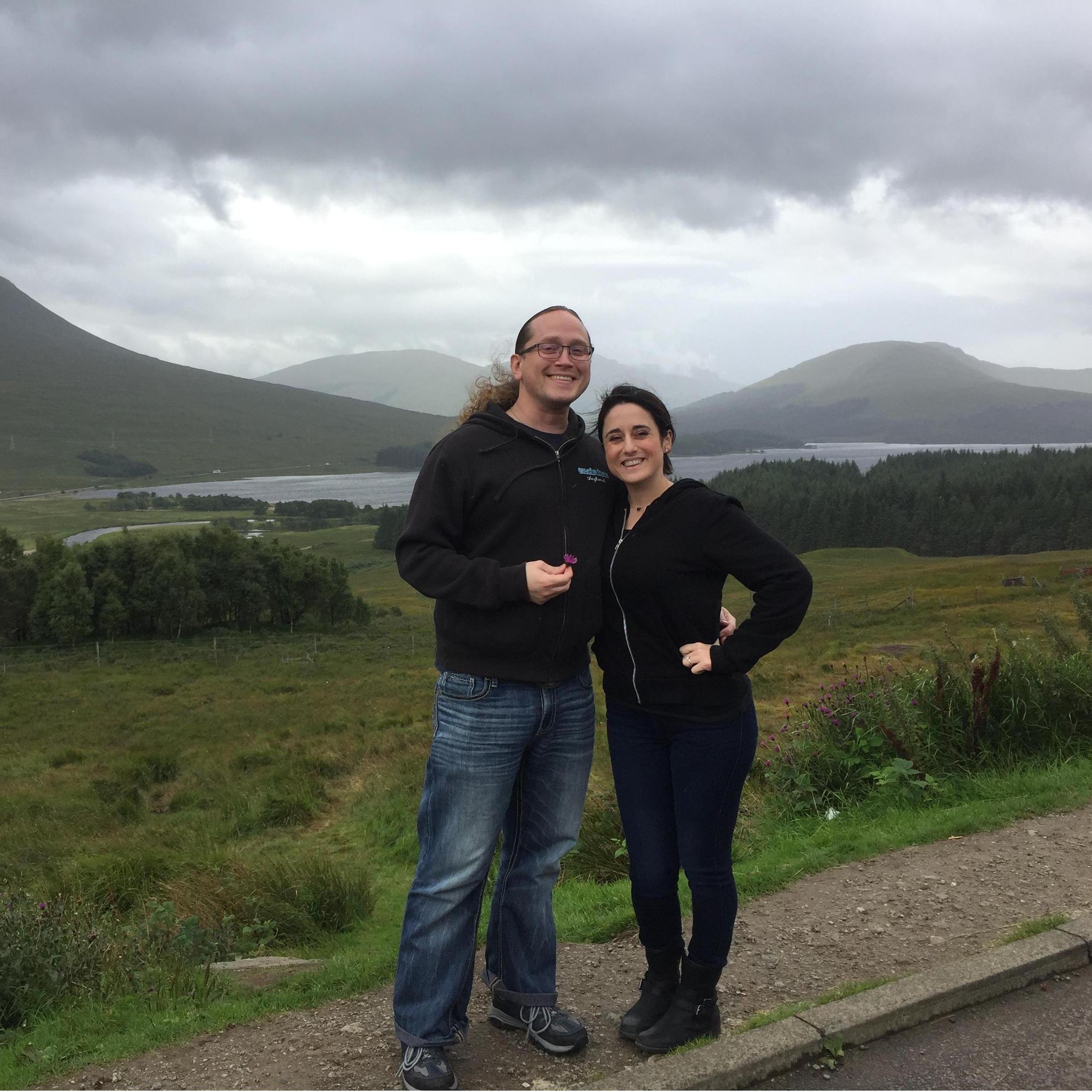 A cloudy day in Scotland