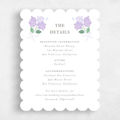 Lavender, Purple Wedding Enclosure - Campanule