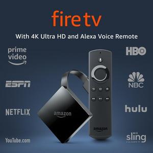 Fire TV with 4K Ultra HD and Alexa Voice Remote (Pendant Design) | Streaming Media Player