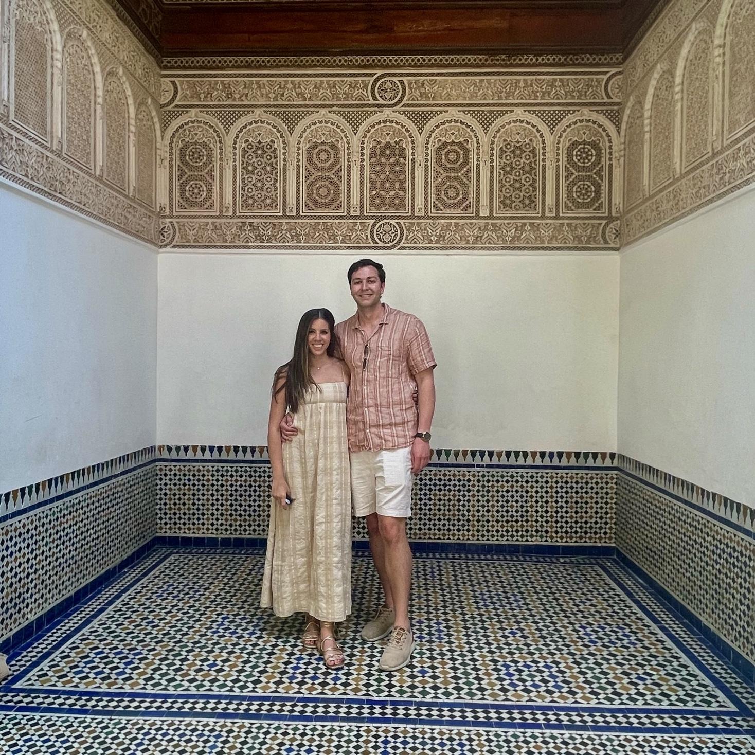 Our third trip abroad, 2023 - Marrakesh, Morocco.
