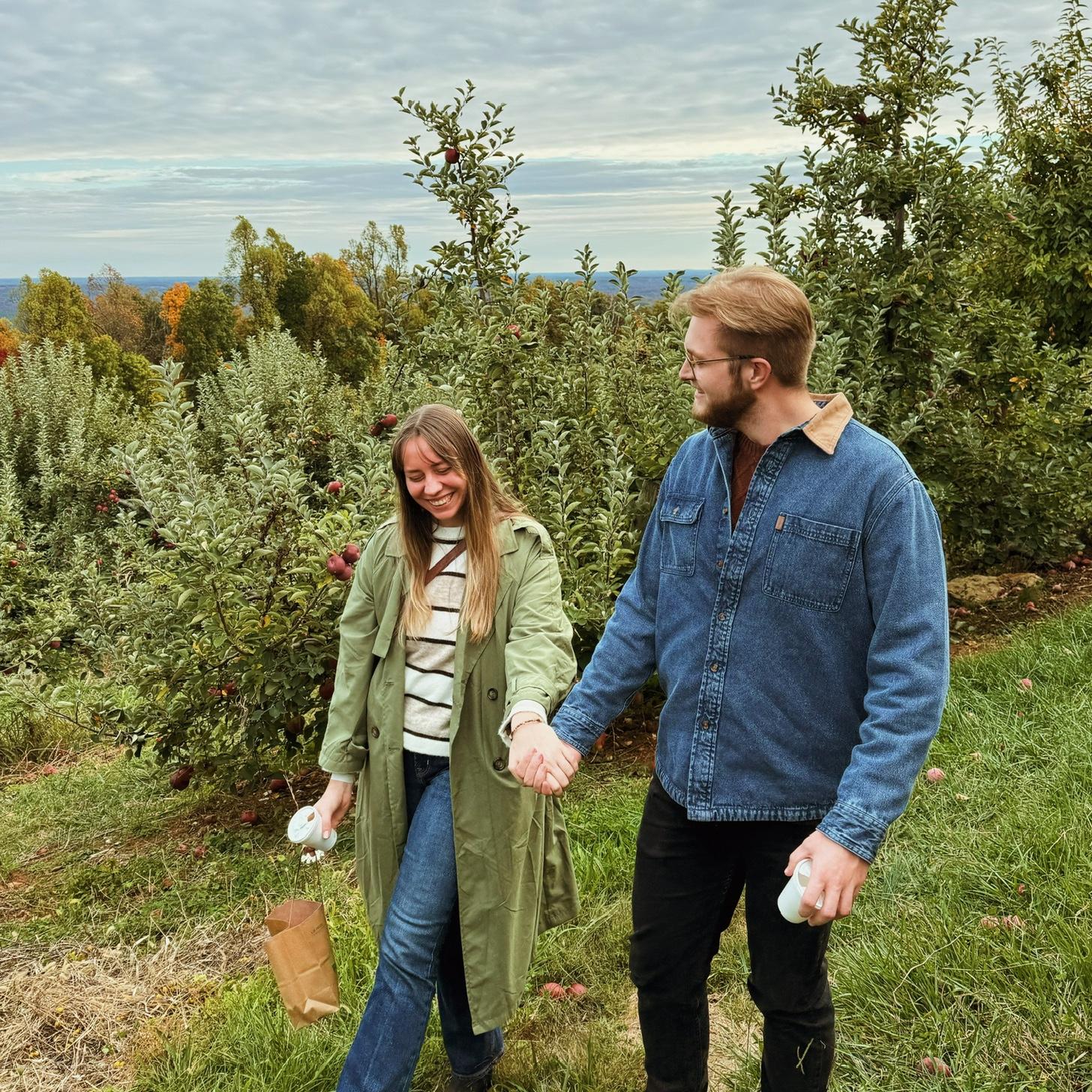 Walking through this apple orchard, talking and discussing our dreams and future will forever be a highlight.