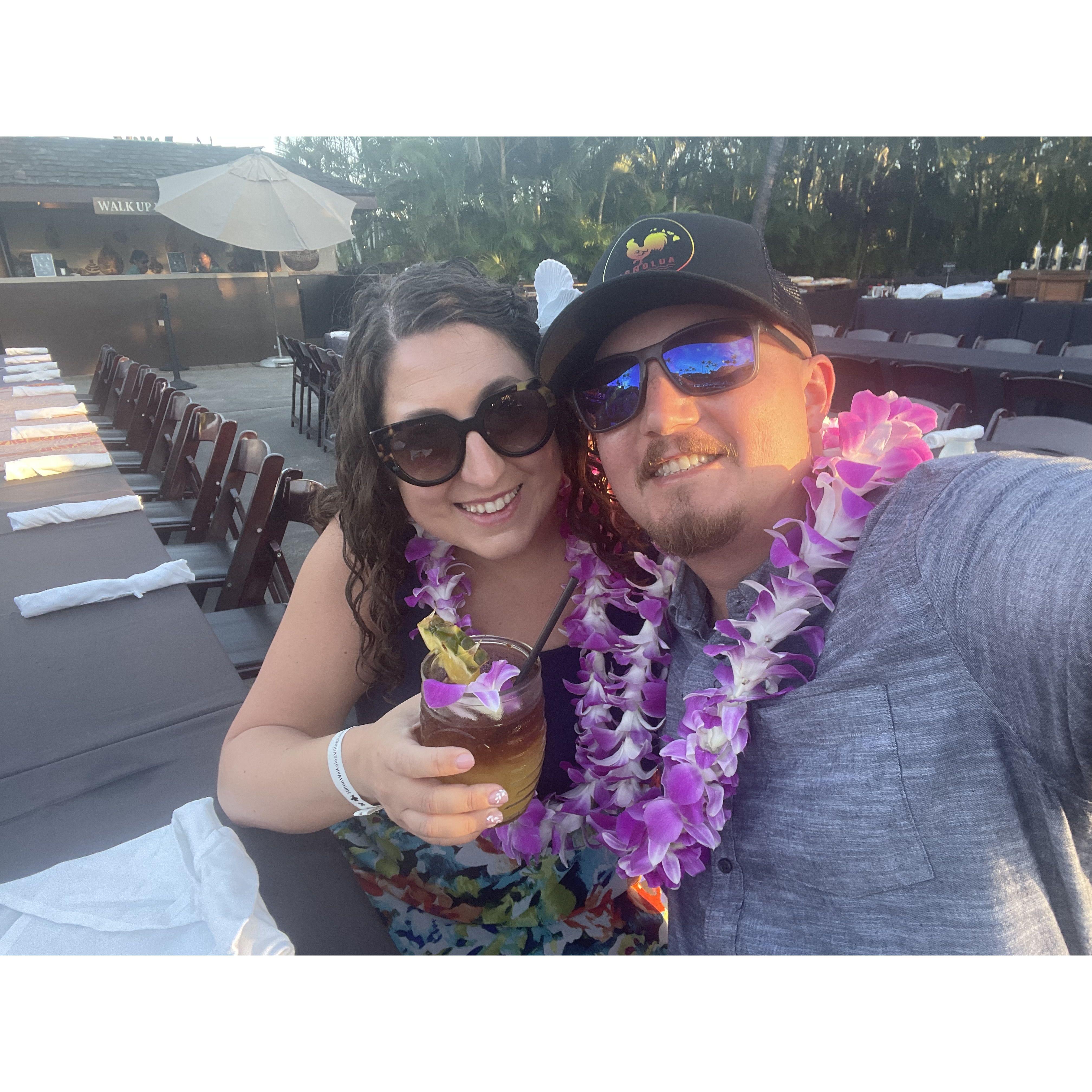 A few weeks after getting engaged, we were able to celebrate again in Hawaii.
