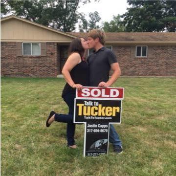 Buying our first home in Danville at 24 and 25. I was so proud of us this day!