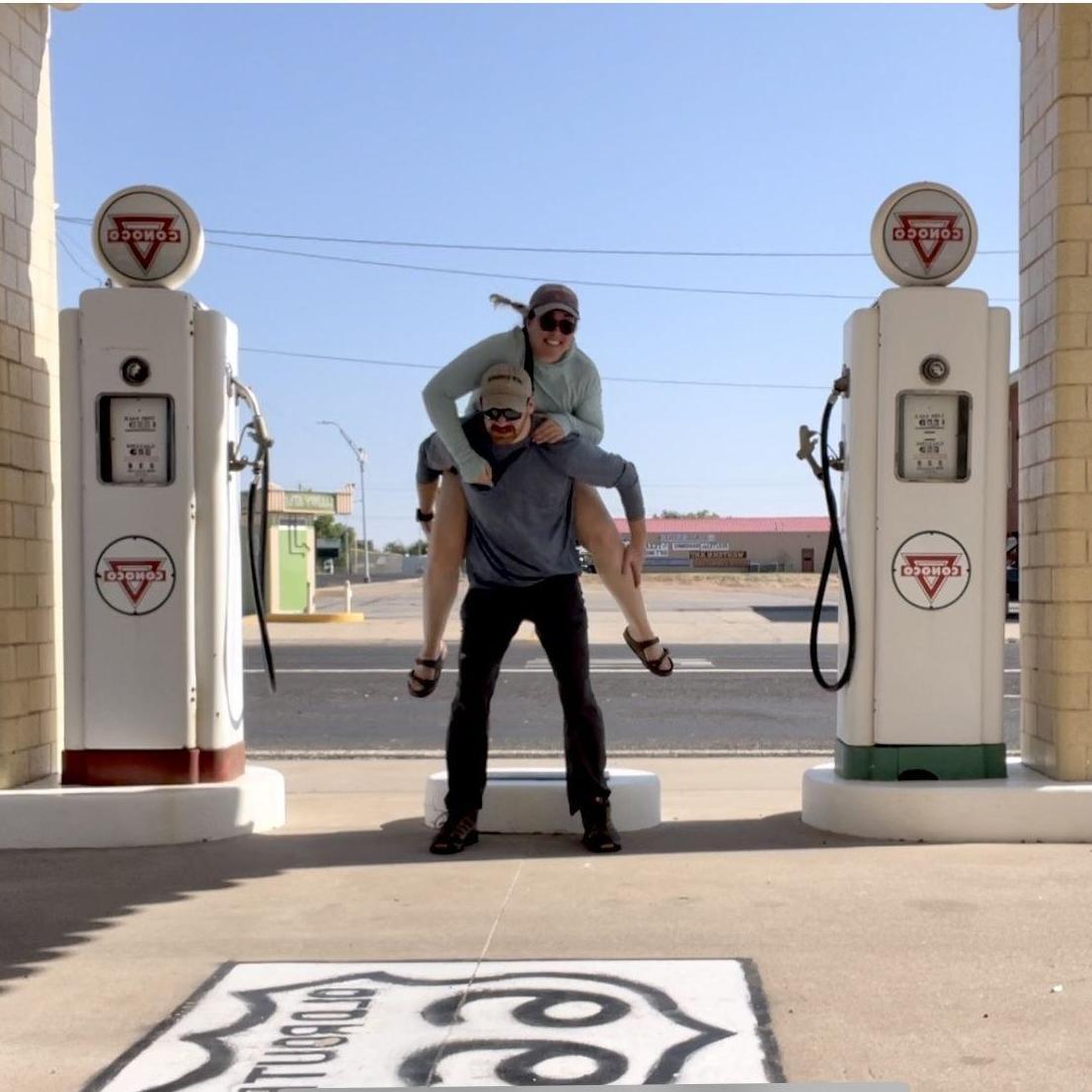 We drove from Virginia to California together with our dogs in tow, and stopped at plenty of Route 66 landmarks