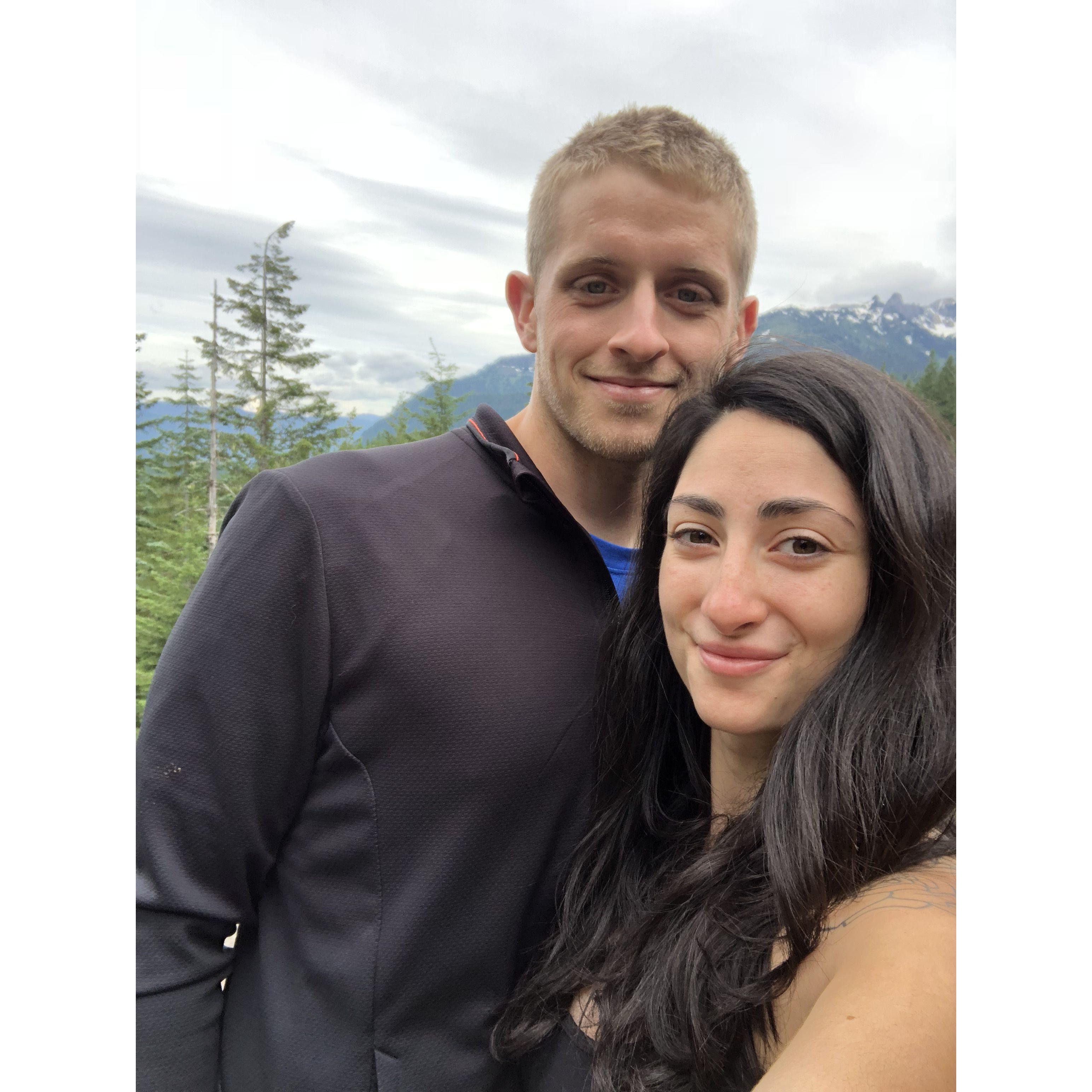 This picture was taken on top of Mount Rainier. Well worth the 3 hour drive up the mountain to hiking trail.