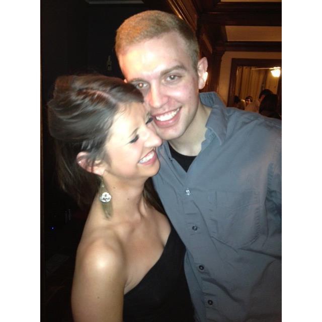 Our first photo together in 2012.