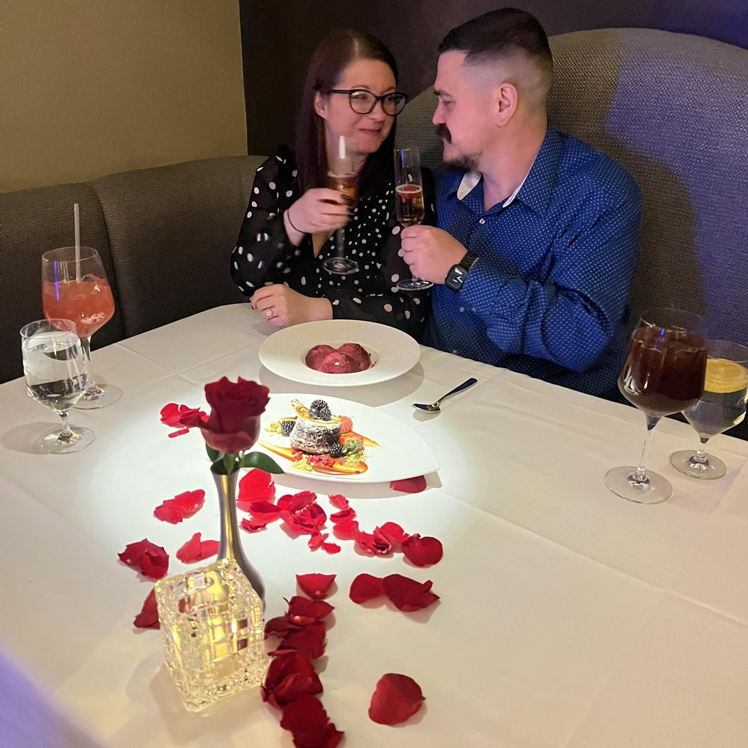 She said yes celebration