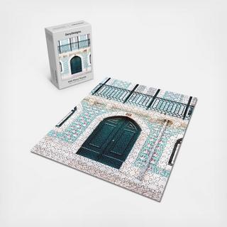 Raisazwart The Green Door Lisbon Portugal, 500 Piece Puzzle