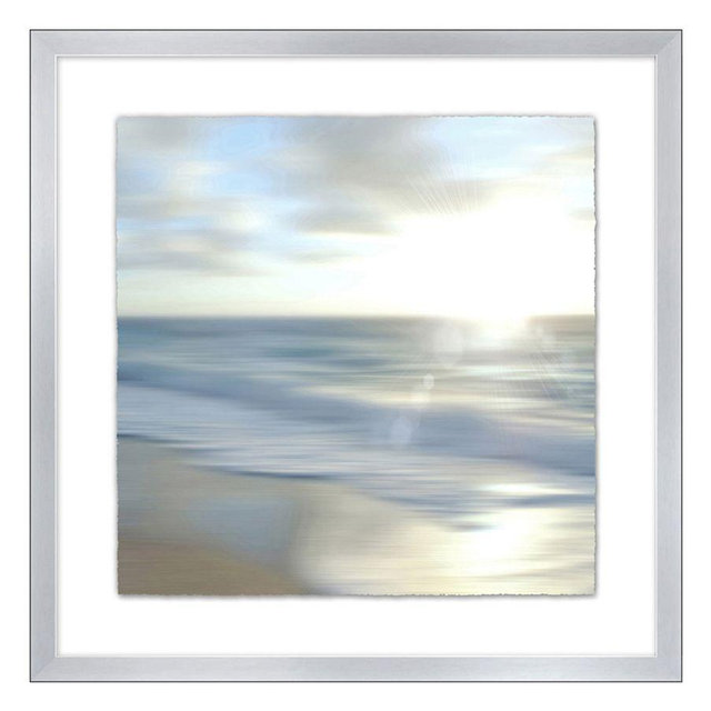 Sunlit Horizon Framed Print