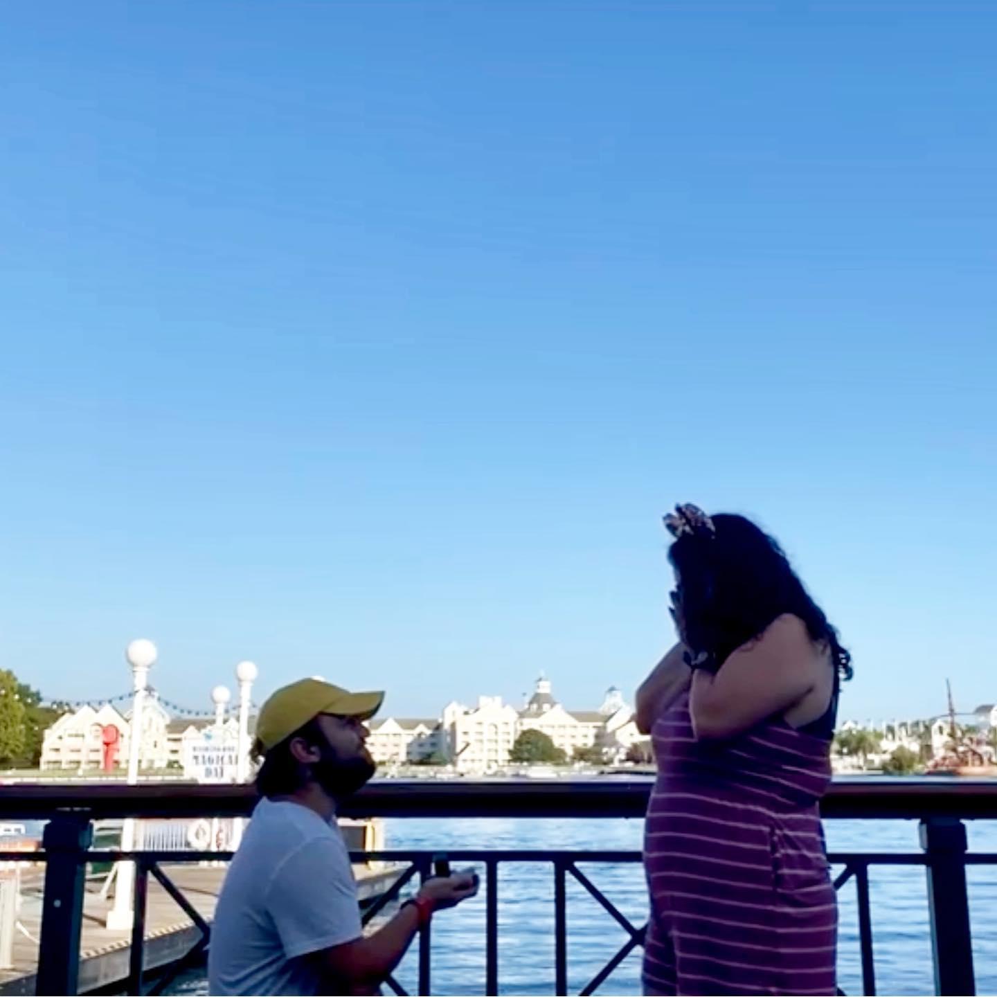 The proposal at Disney's Boardwalk