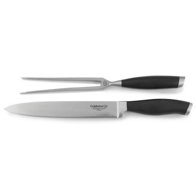 Calphalon Contemporary 2 Piece Carving Set, Black
