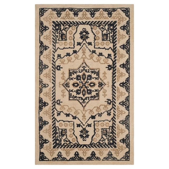 Restoration Vintage Rug - Ivory/Charcoal - (3'x5')- Safavieh