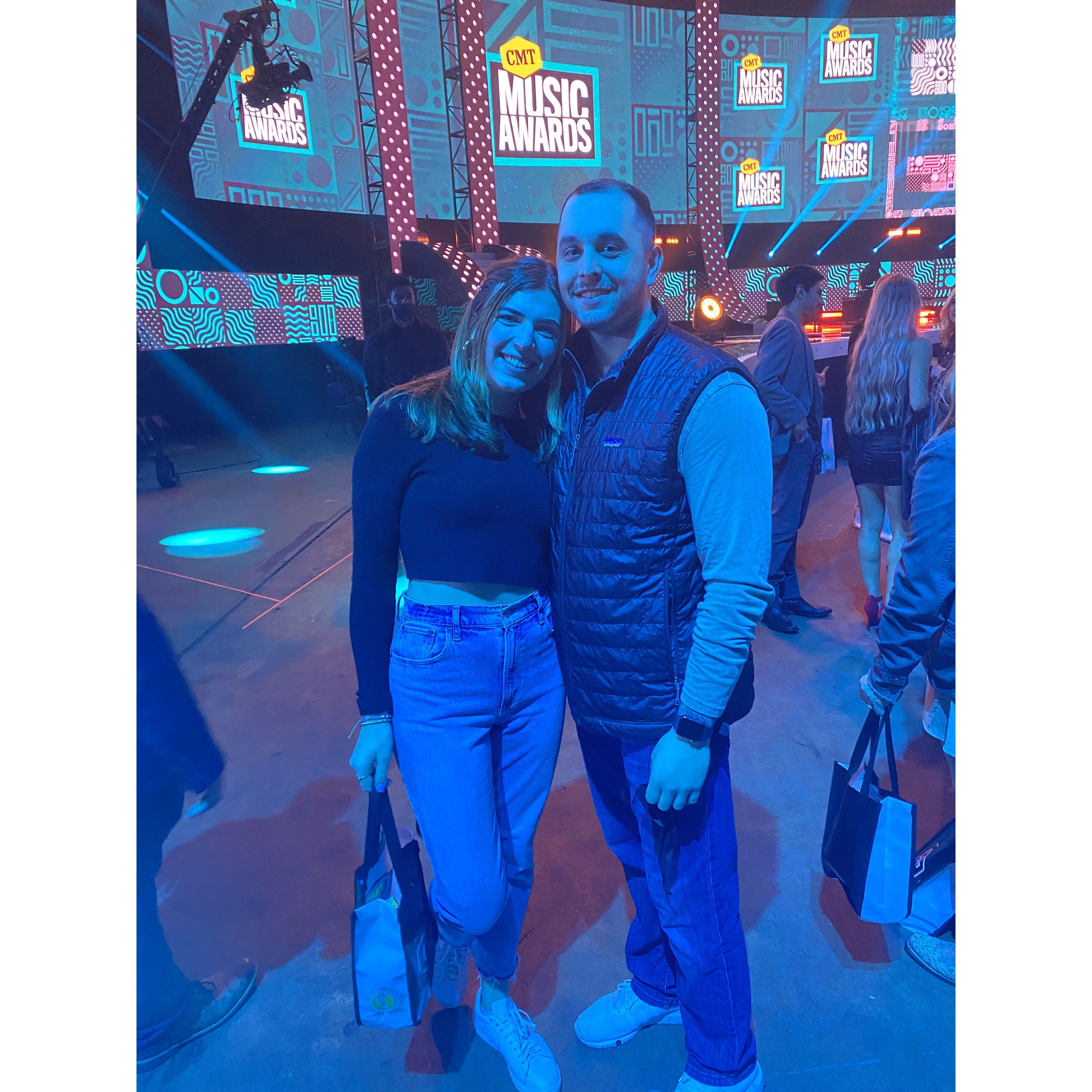 Spontaneously attending the CMT awards together in Nashville in April 2022. A night we will never forget!