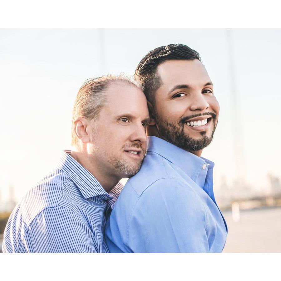 An anniversary photo shoot of Pedro and Jon