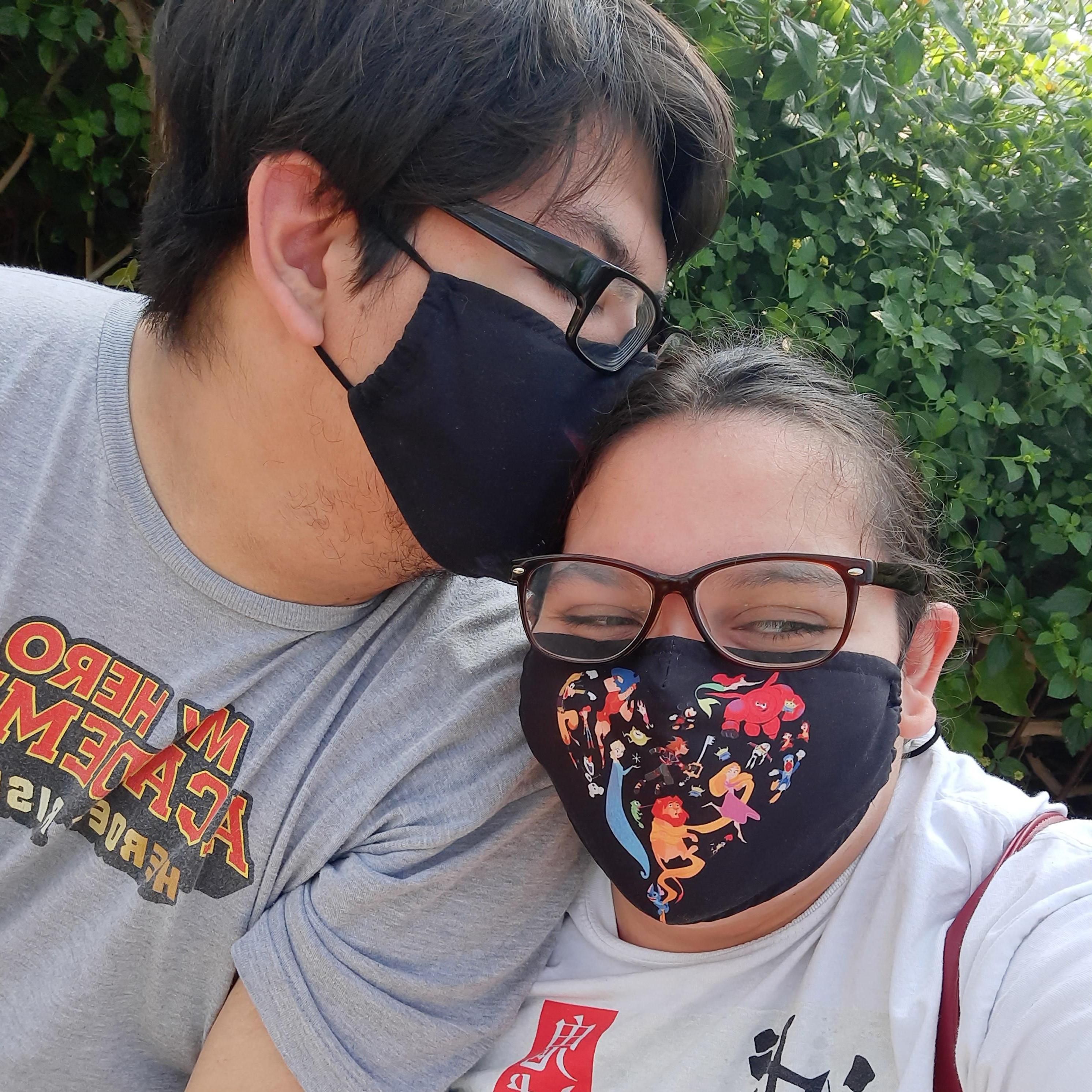 This was when we went to the butterfly gardens in Phoenix for our 4th anniversary