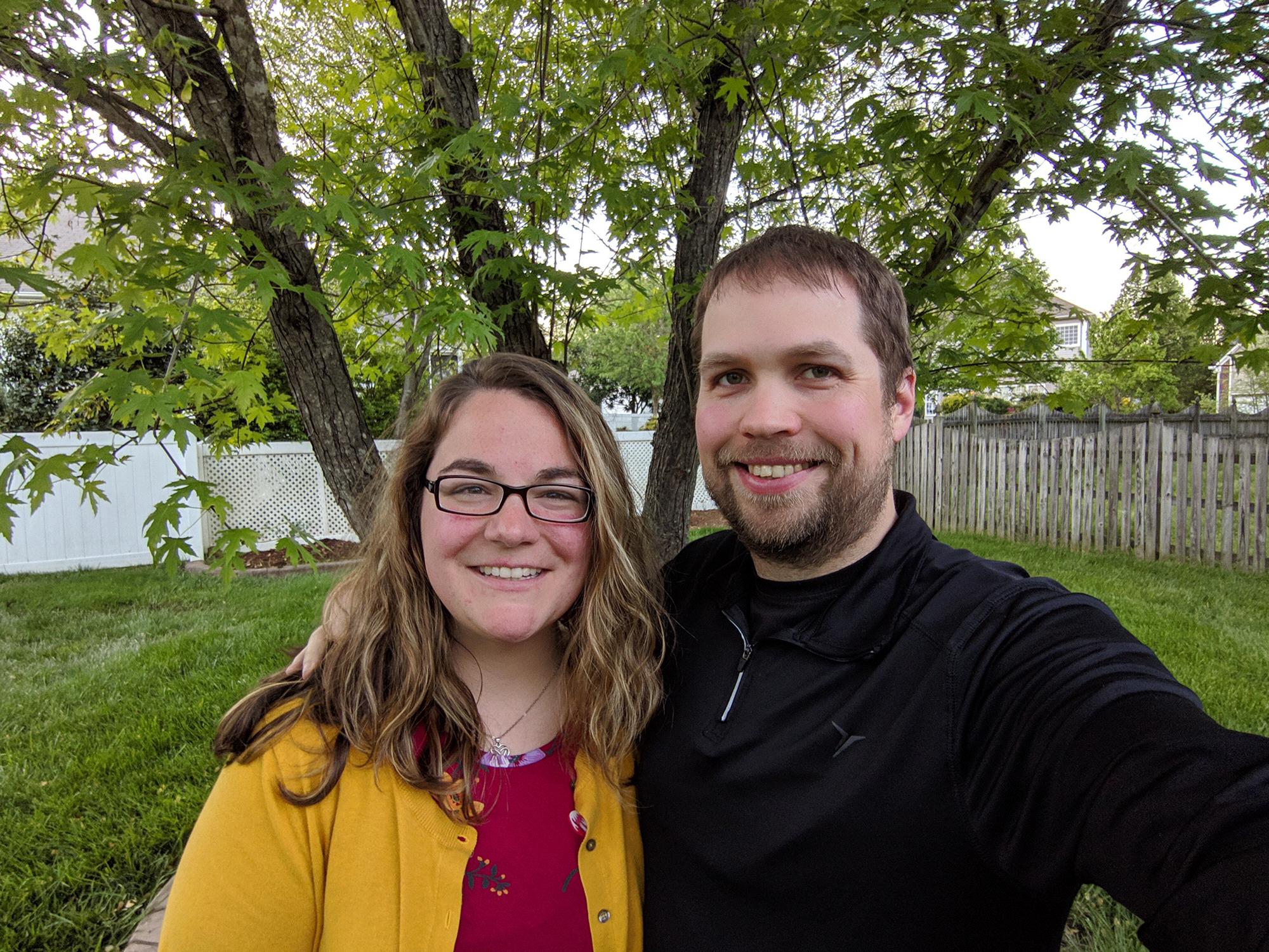 George's Parents backyard, Easter, April 2019
