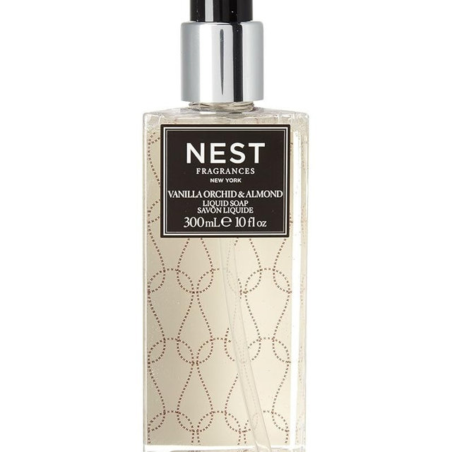 NEST Fragrances Scented Liquid Hand Soap- Vanilla Orchid & Almond , 10 fl oz