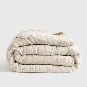European Linen Dream Quilt in Sand