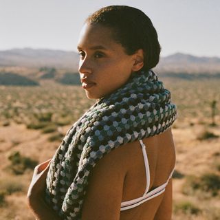Organic Mosaic Bath Towel
