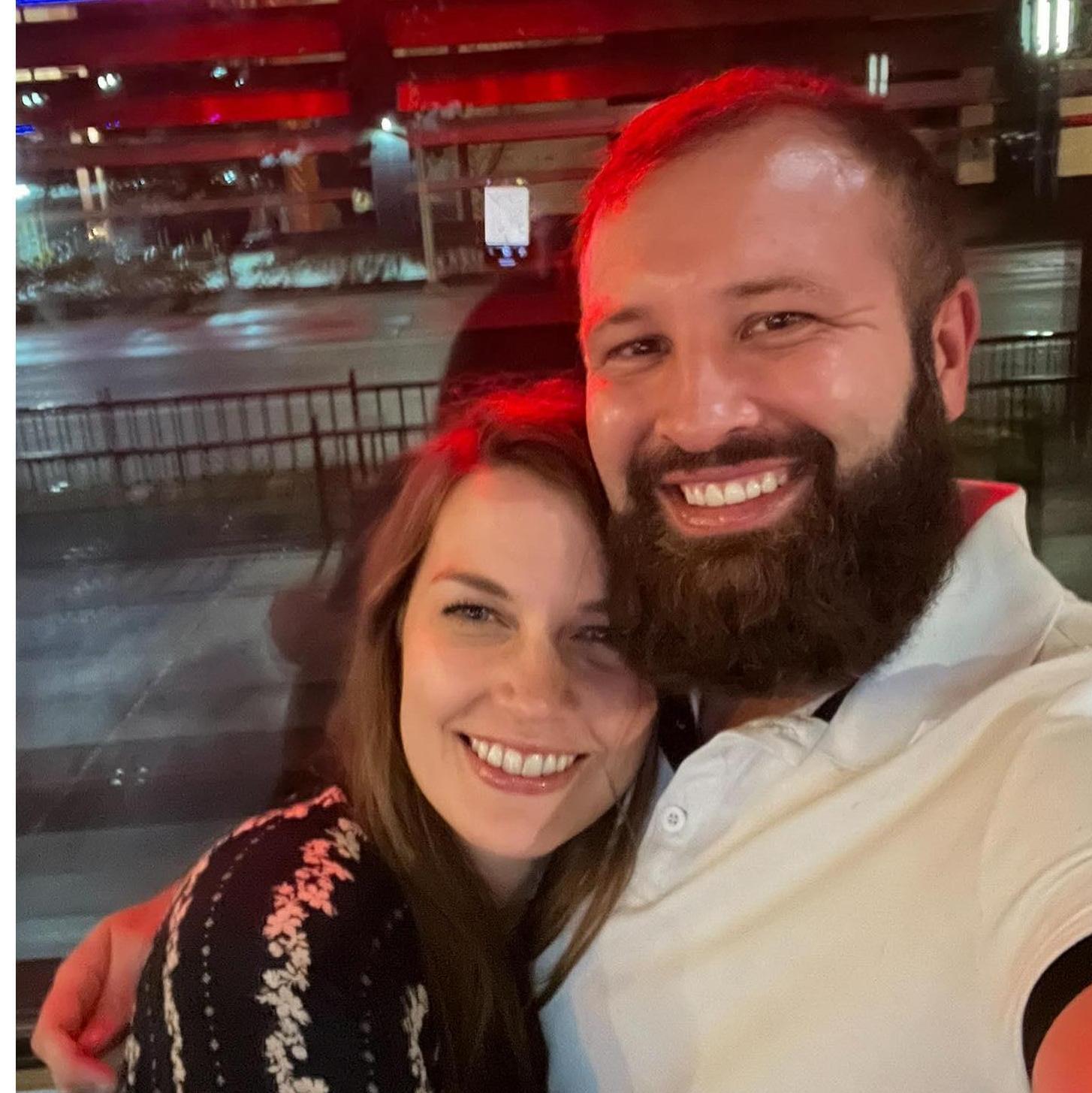 The first picture we ever took- three weeks into dating!