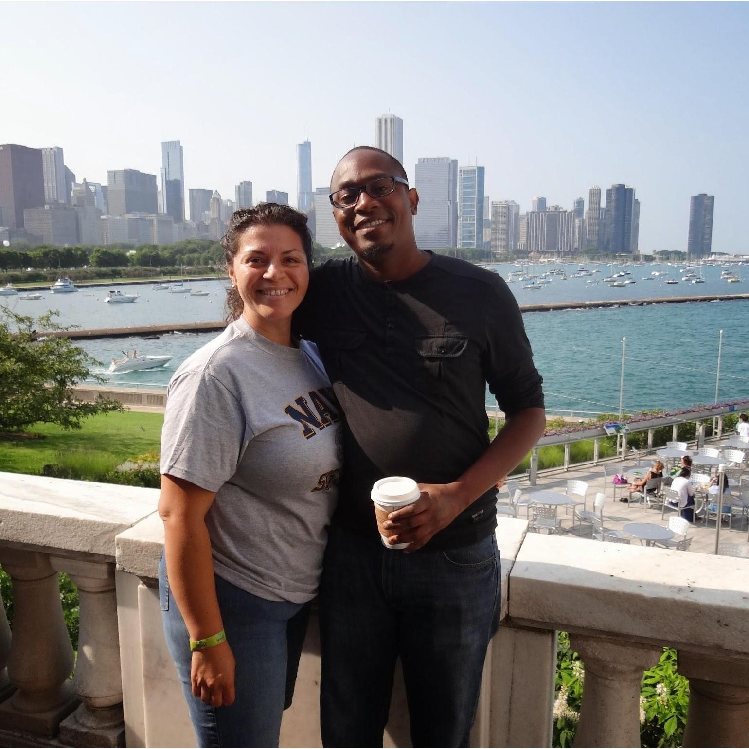 In the summer of 2014, we took a road trip to Chicago to celebrate my sister, Monique's graduation from the U.S. Navy basic training program. It was also a fun way to celebrate my birthday!