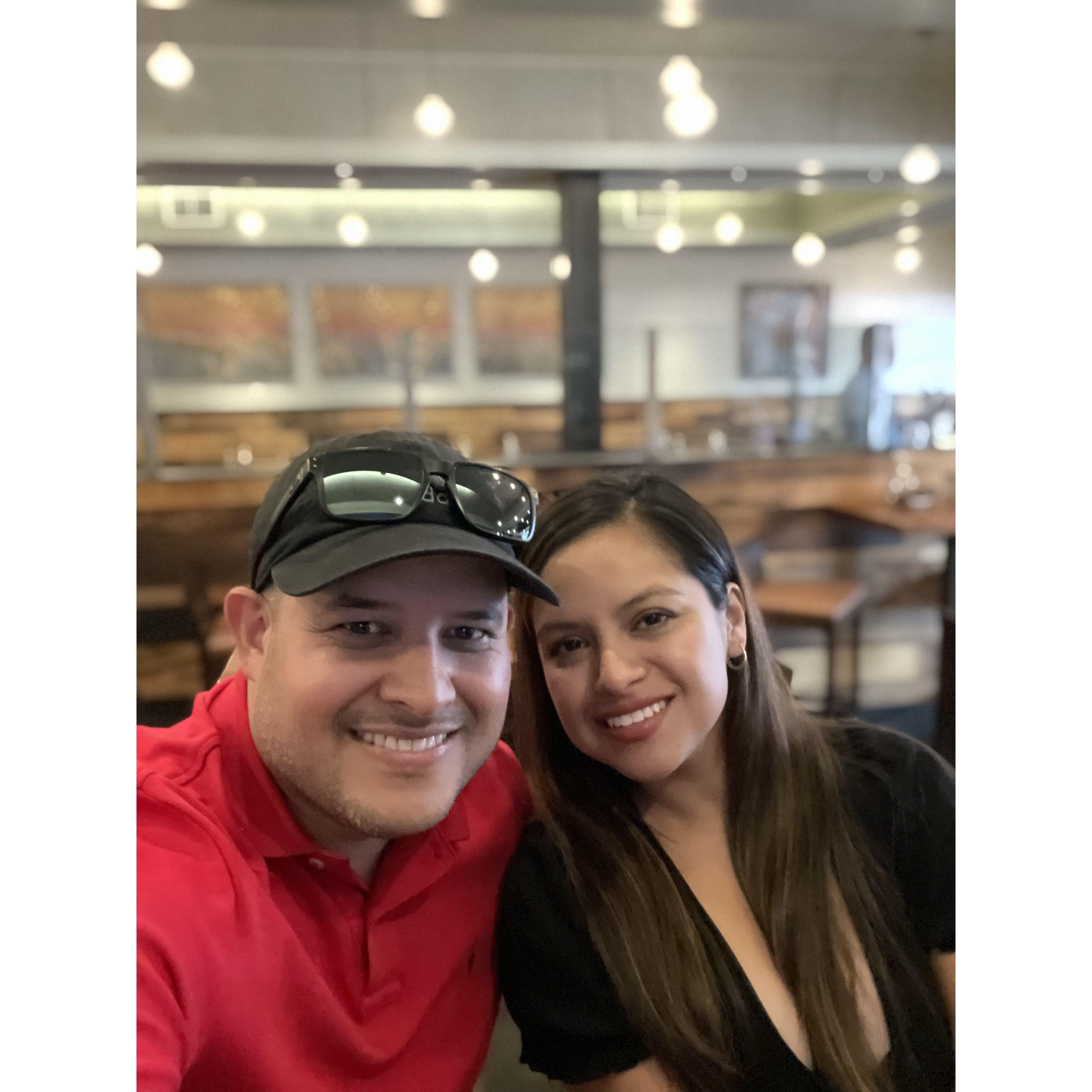 Our first date!