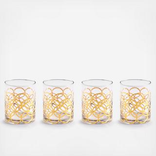 La Cite Double Old-Fashioned Glass, Set of 4