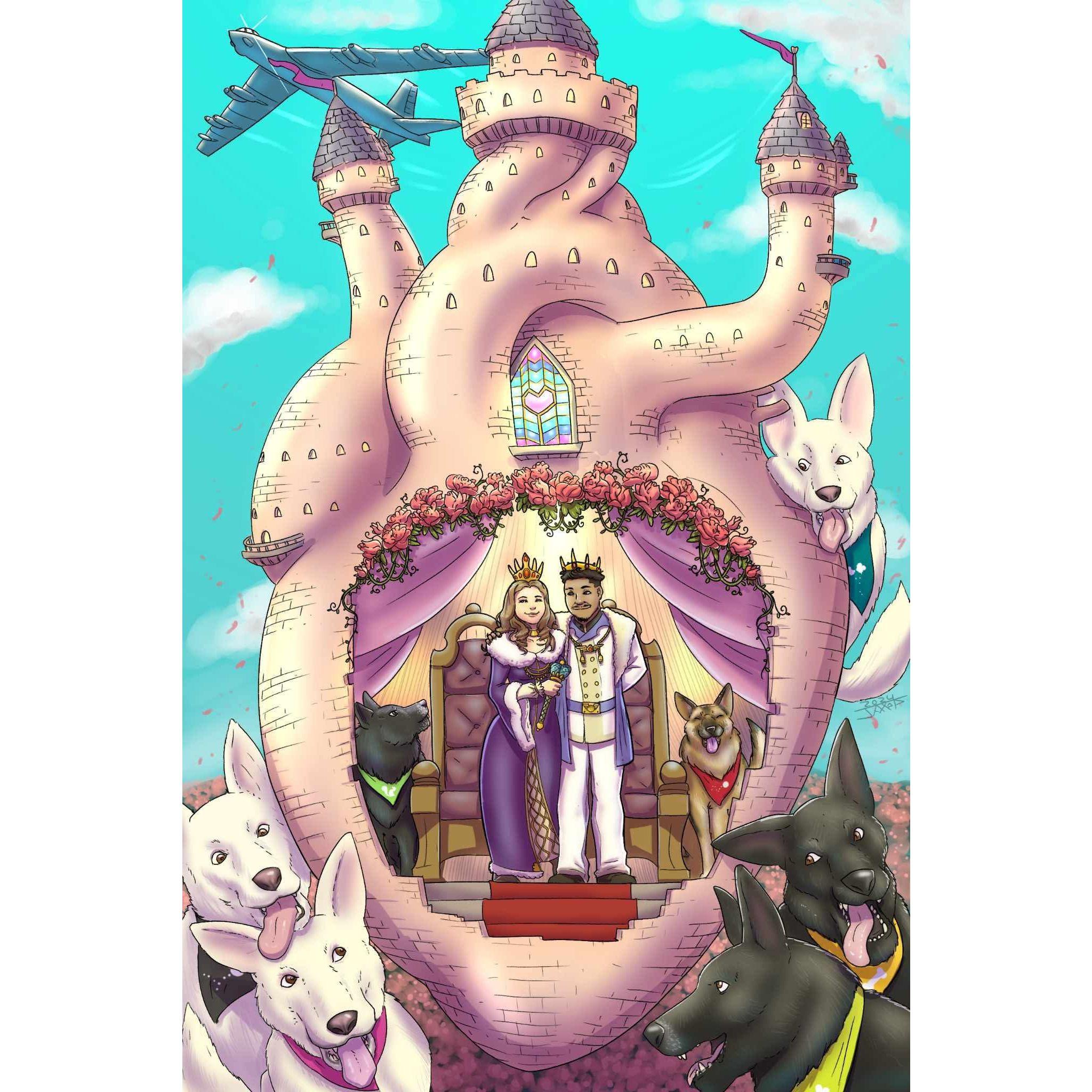 Art I commissioned from our friend