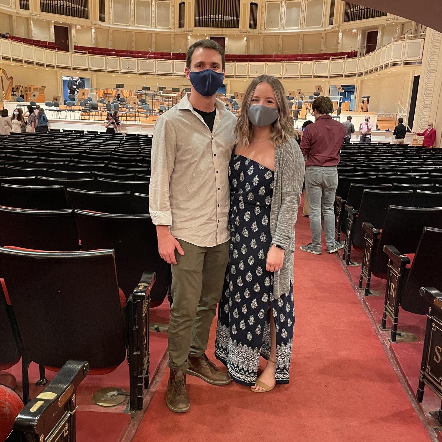 Our first Chicago Symphony Orchestra concert after moving up 2021